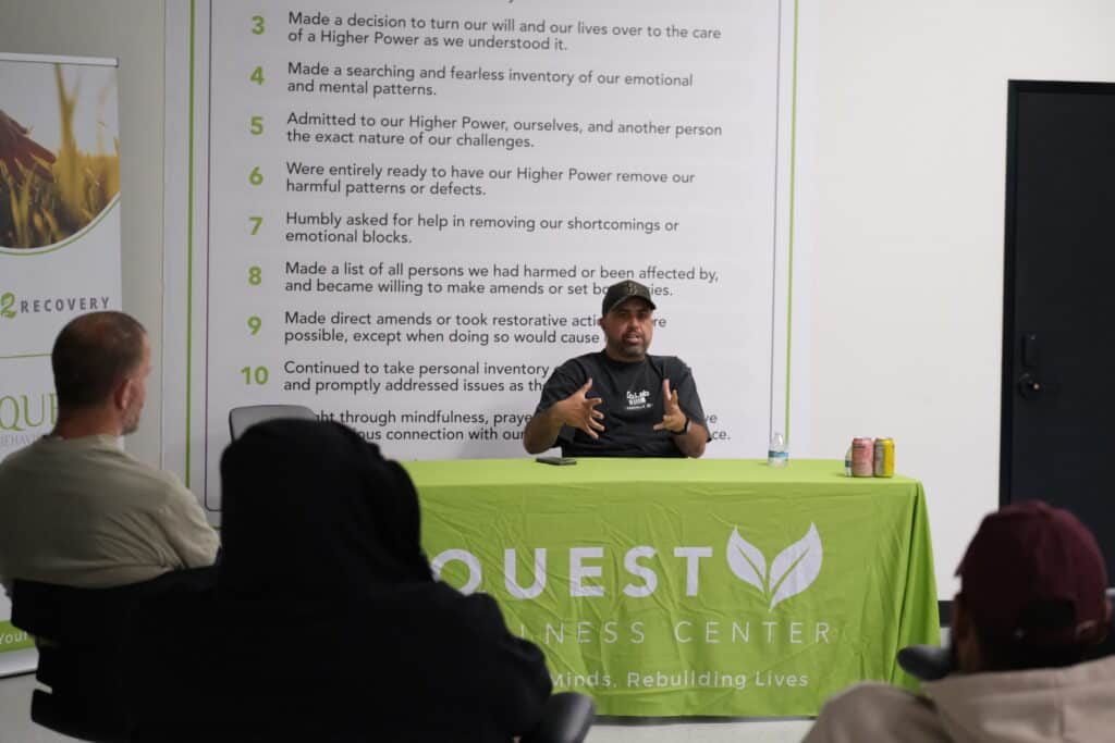 Bubba Ginnetty discussing 15 years of sobriety